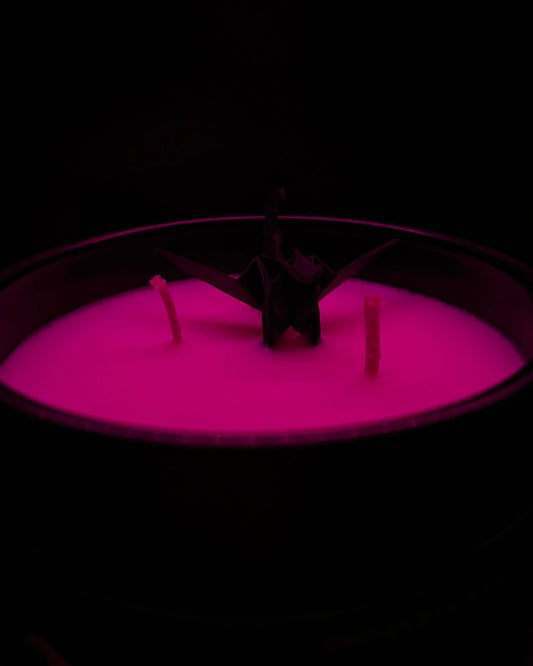 Origami Dragon: Dark Series Candle