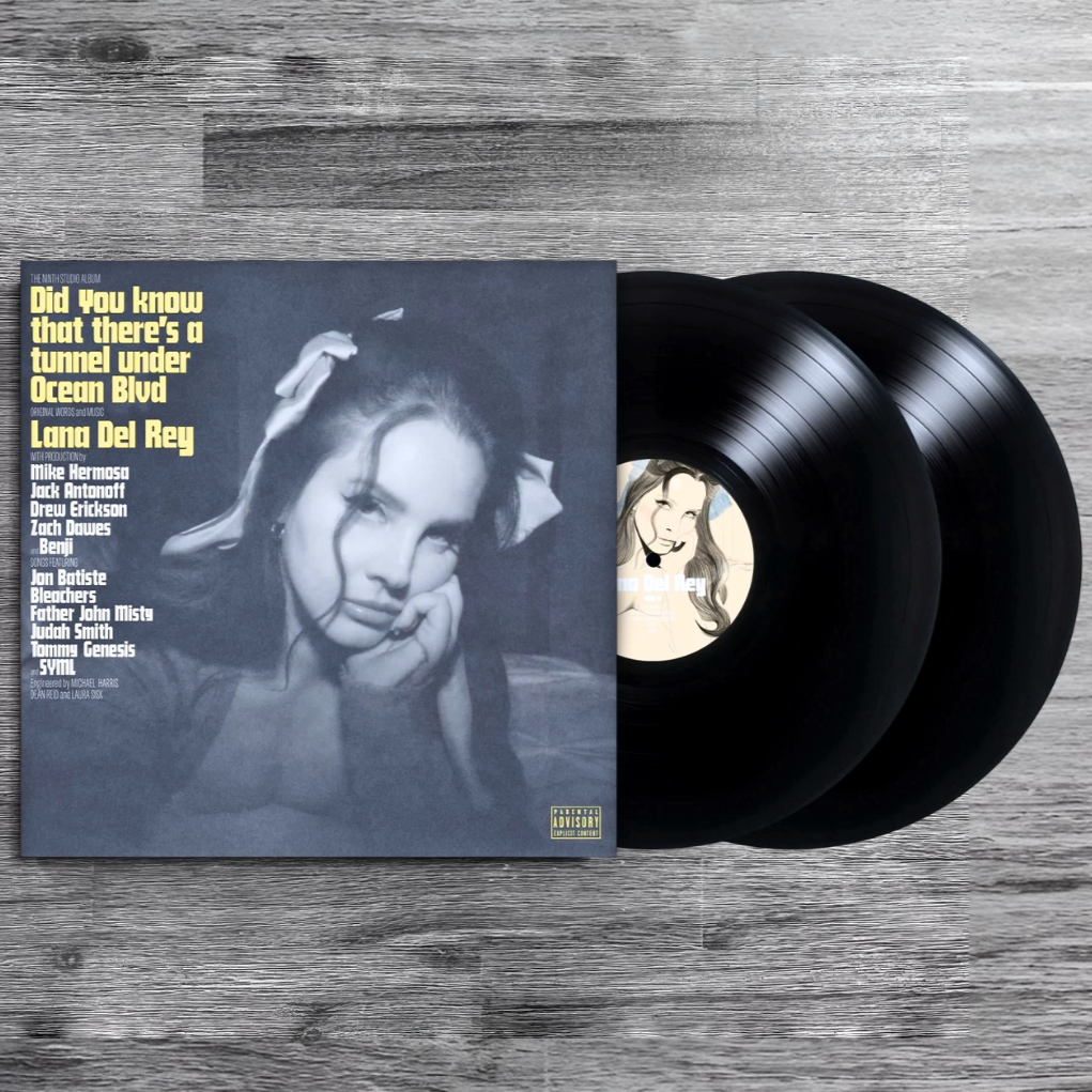 Lana Del Rey: Did you know that there's a tunnel under Ocean Blvd - 2x LP Black Vinyl Record