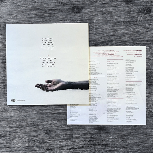 Polaris: Fatalism - Limited Black w/ White Corona Vinyl Record