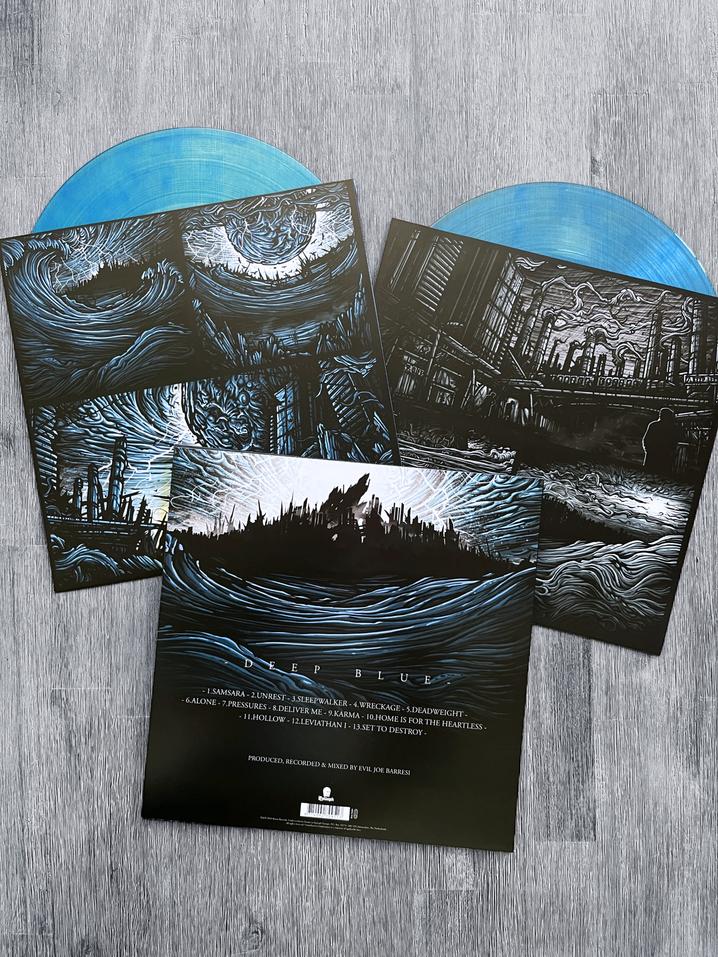 Parkway Drive: Deep Blue - Limited 2× Dolphin Clear Blue Vinyl Record