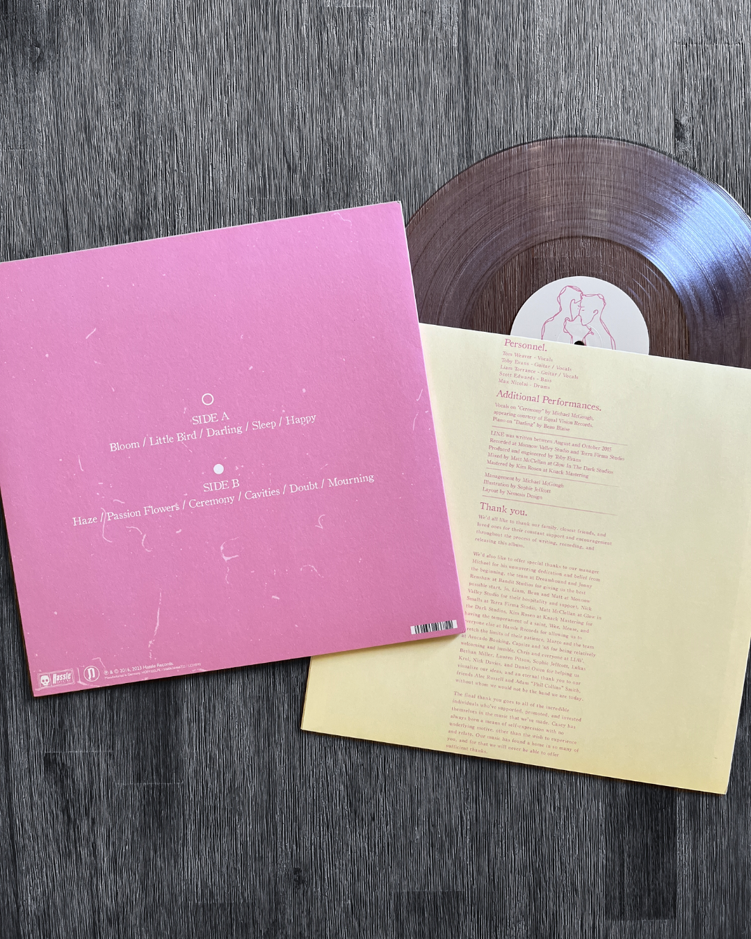 Casey: Love Is Not Enough - Crystal Clear Vinyl Record