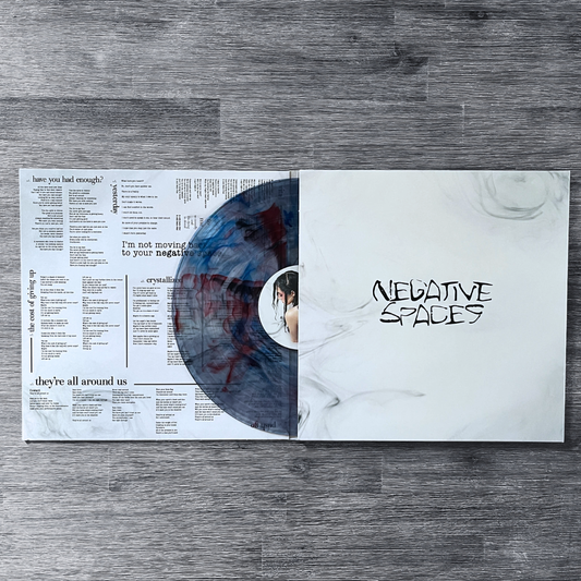 Poppy: Negative Spaces - Limited Clear w/ Red, Blue & Black Marble Vinyl Record