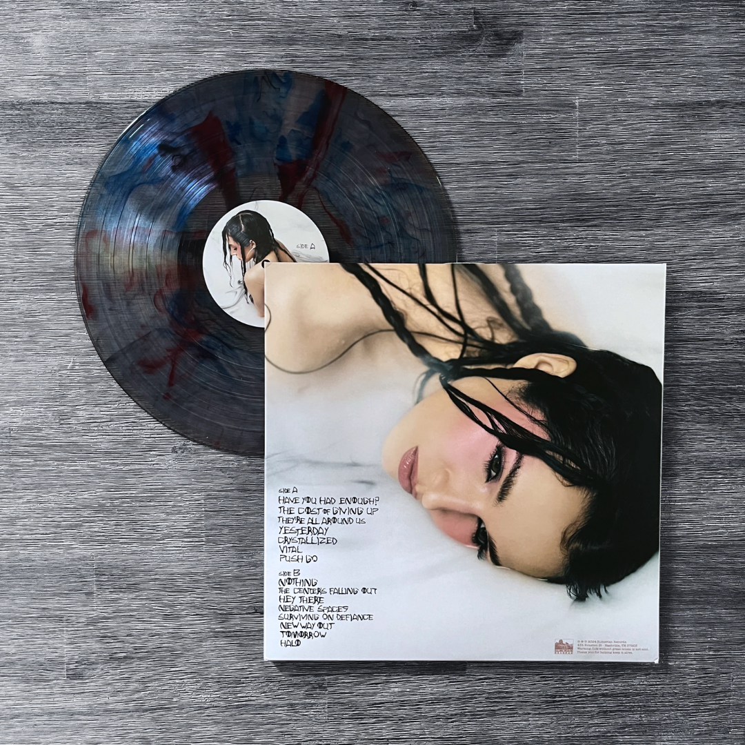 Poppy: Negative Spaces - Limited Clear w/ Red, Blue & Black Marble Vinyl Record
