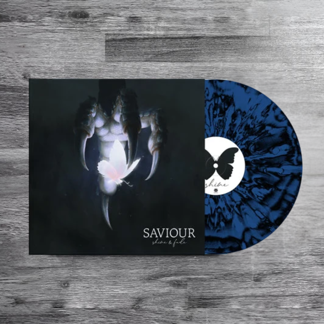 Saviour: Shine & Fade - Black & Blue Splatter Vinyl Record