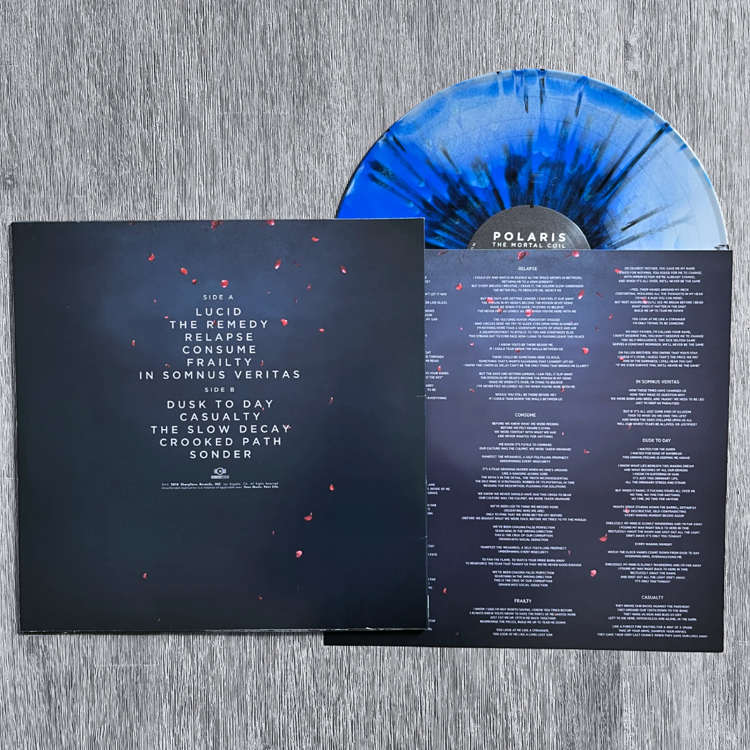 Polaris: The Mortal Coil - Limited Blue and Grey Swirl Vinyl Record