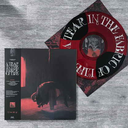 Knocked Loose: A Tear in the Fabric of Life - Etched, Red & Black w/ White Splatter Vinyl Record