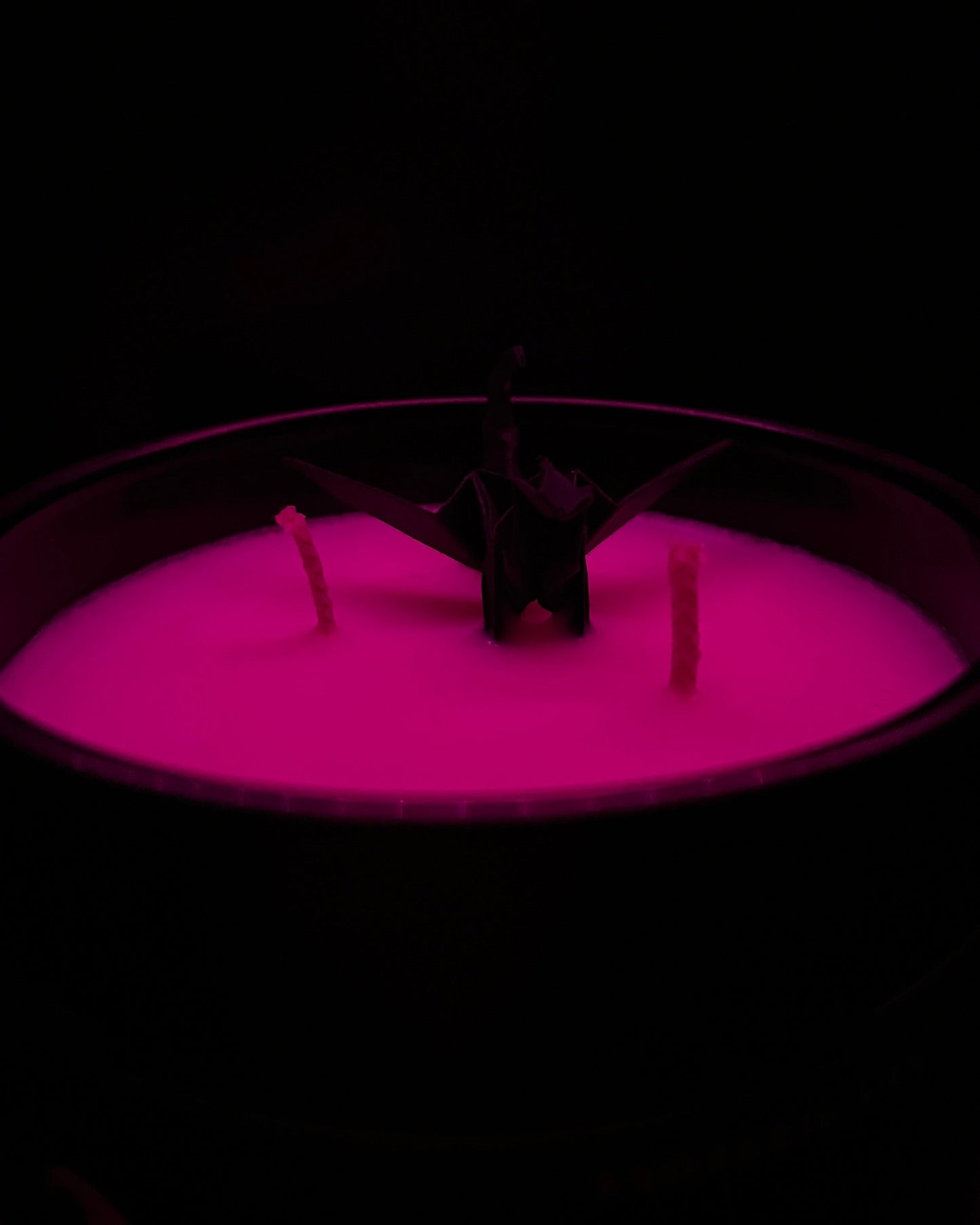 Origami Dragon: Dark Series Candle