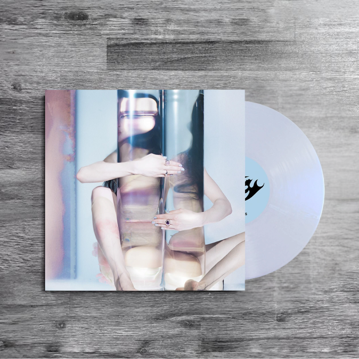 Poppy: Empty Hands - Iridescent White w/ Blue Marble Vinyl Record