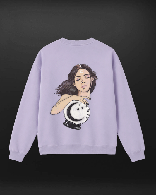 Ixchels Reign: Lavender Windbreaker Sweatshirt