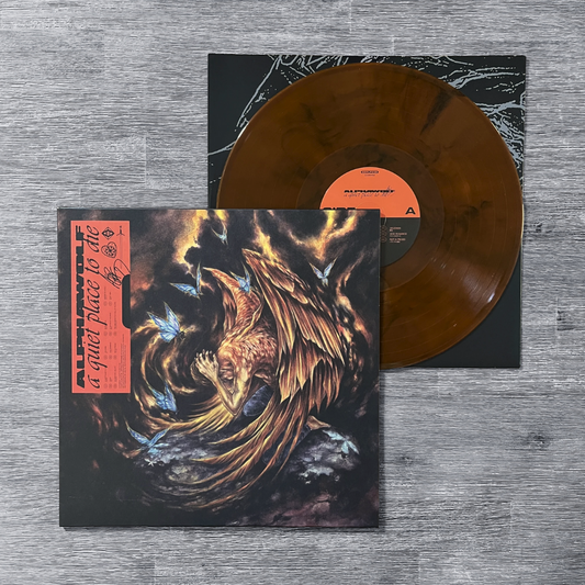 Alpha Wolf: a quiet place to die - Limited Transparent Orange w/ Black Marble Vinyl Record