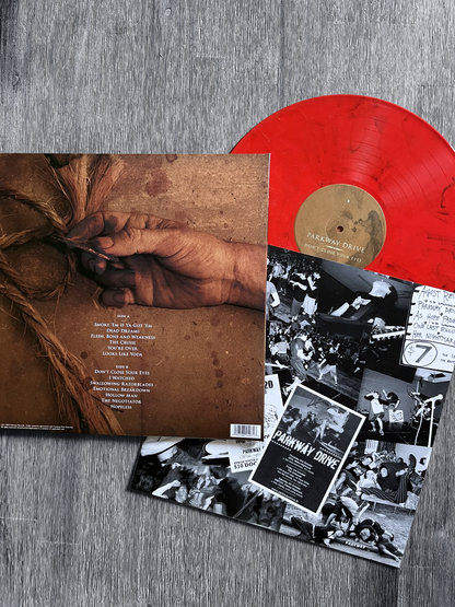 Parkway Drive: Don't Close Your Eyes - Limited Opaque Red, Yellow and Black Marble Vinyl Record