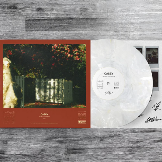 Casey: How To Disappear - Golden Pearl Marble w/ Signed Insert Vinyl Record