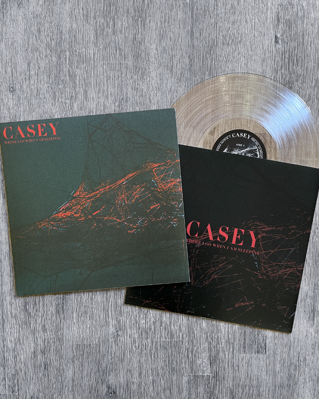 Casey: Where I Go When I Am Sleeping - Crystal Clear Vinyl Record